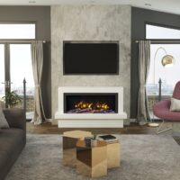 IMPERO 57 PRYZM 5D 1000 WHITE MICRO MARBLE FLOOR STANDING