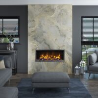 VOLTA 42" PRYZM 5D 1000 INSET HOLE IN THE WALL BLACK NICKEL