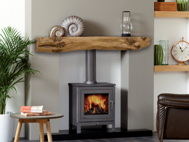 FocusCast Non-combustible Vintage Beam c/w Easy-Fix Vintage Finish
