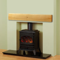 Oak Large Hollow Beam c/w Easy Fix